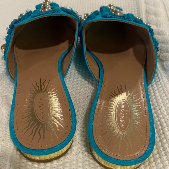 COPY - Aquazzura aqua mules - Picture 7 of 7